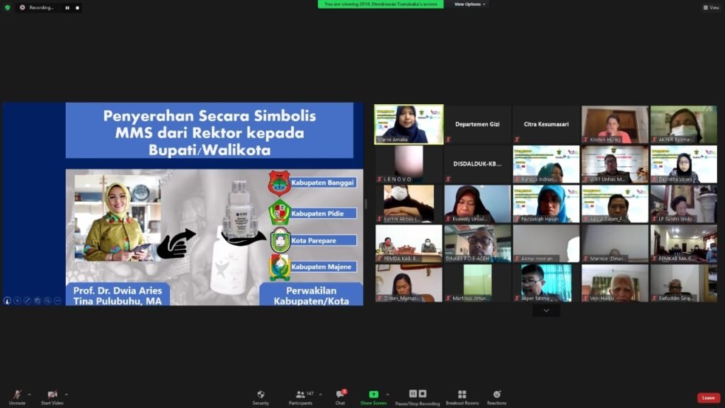 Workshop Replikasi Praktik Baik Kabupaten Banggai dan Prinsip Dasar Gammara'Na Berbasis Kampung KB untuk percepatan penurunan stunting